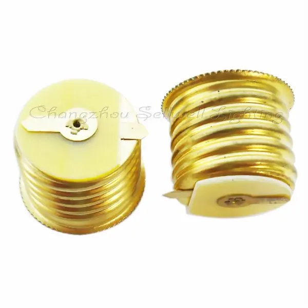 

Free Shipping Good!lamp-holder E27 Foot Piece Brass D092