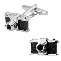 A pair of high quality entertainment Hobby Art photography camera business suit men shirt cuff Cufflinks