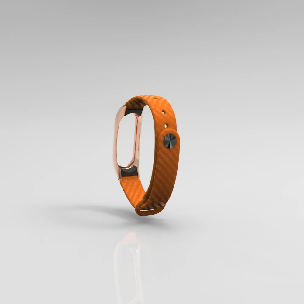 ซิลิโคนคาร์บอนไฟเบอร์สายรัดข้อมือสำหรับ Xiaomi Mi BAND 2 สร้อยข้อมือขยายสายคล้องสายรัดข้อมืออุปกรณ์เสริม