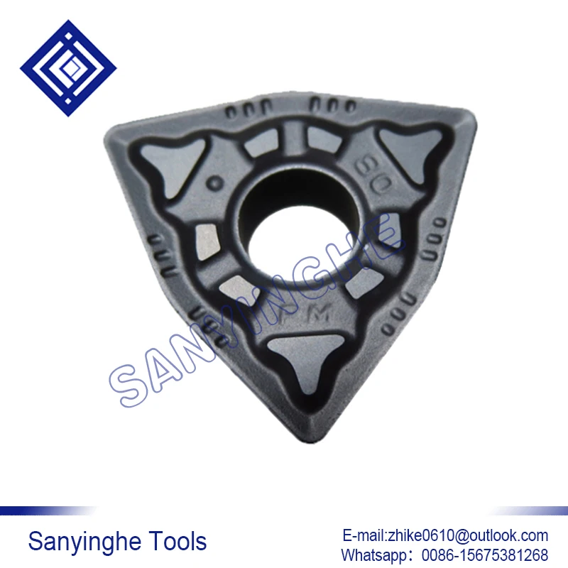 

high quality sanyinghe 10pcs/lots YBG205 WNHU080608PNR-GM cnc carbide turning inserts cnc blade lathe turning tool