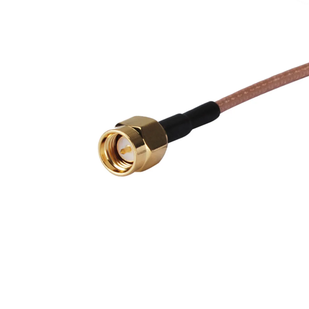 Eightwood RF Coaxial Cable Assembly SSMA Plug Male to SMA Plug Male Connector Pigtail RG316 RF Coaxial Cable 30 CM Customizable