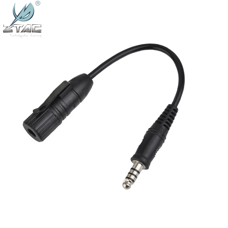 Z-TAC  Tactical Airsoft Hunting Headset Wiring Transform Adapter Z Tactical PTT Adapter cable Weapon Accessories Z145