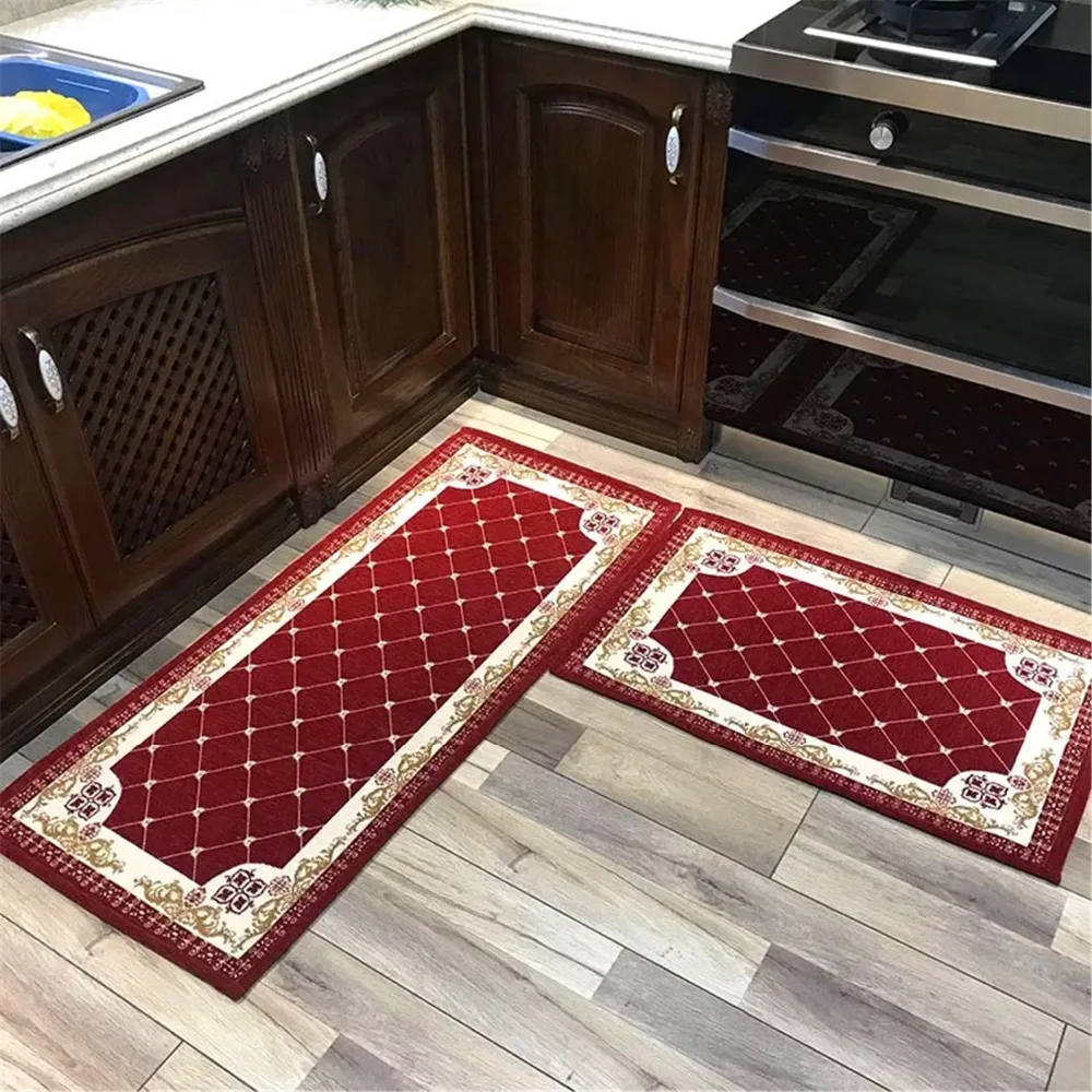 Europe Kitchen Mat Home Entrance/Hallway Doormat Anti-Slip Bathroom Carpet Long Kitchen Rug Balcony/Toilet Rugs And Carpets