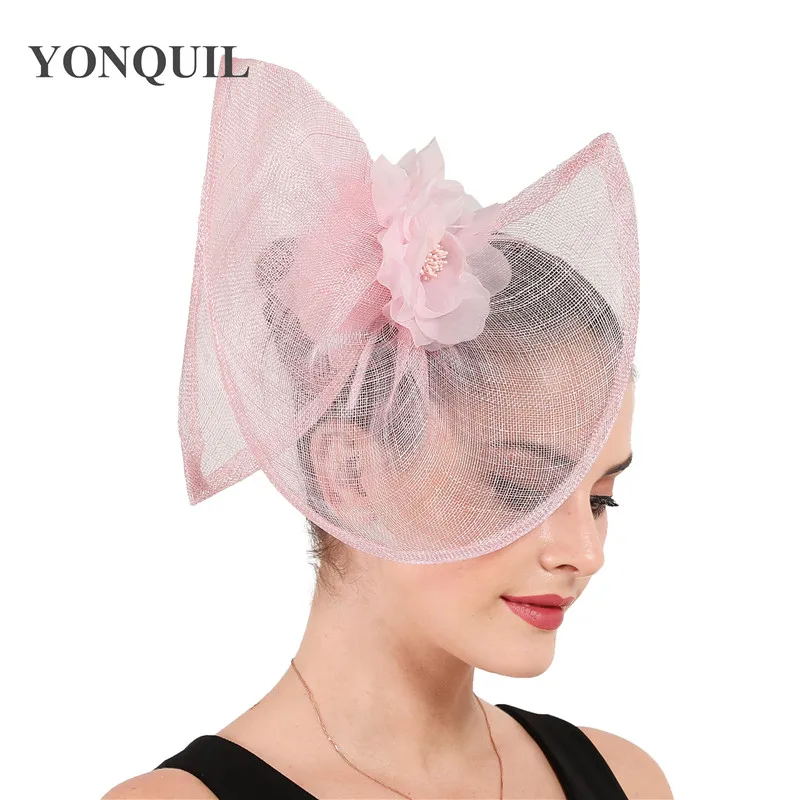 Women New Fascinator Hat Hair Clips Elegant Bridal Wedding Party Headpiece For Prom Occasion Lady Headwear Hair Accessories