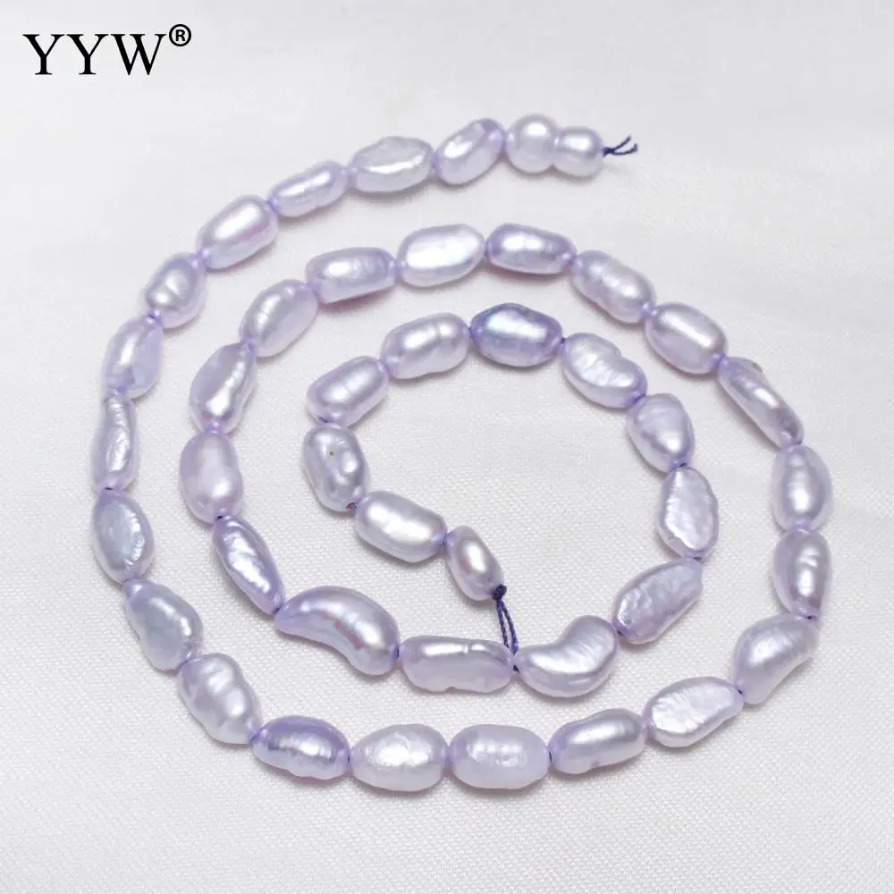 YYW High Quality Cultured Baroque Freshwater Pearl Beads Nuggets 5-6mm Mul Colors Approx 0.8mm Sold Per 15.4 Inch Strand