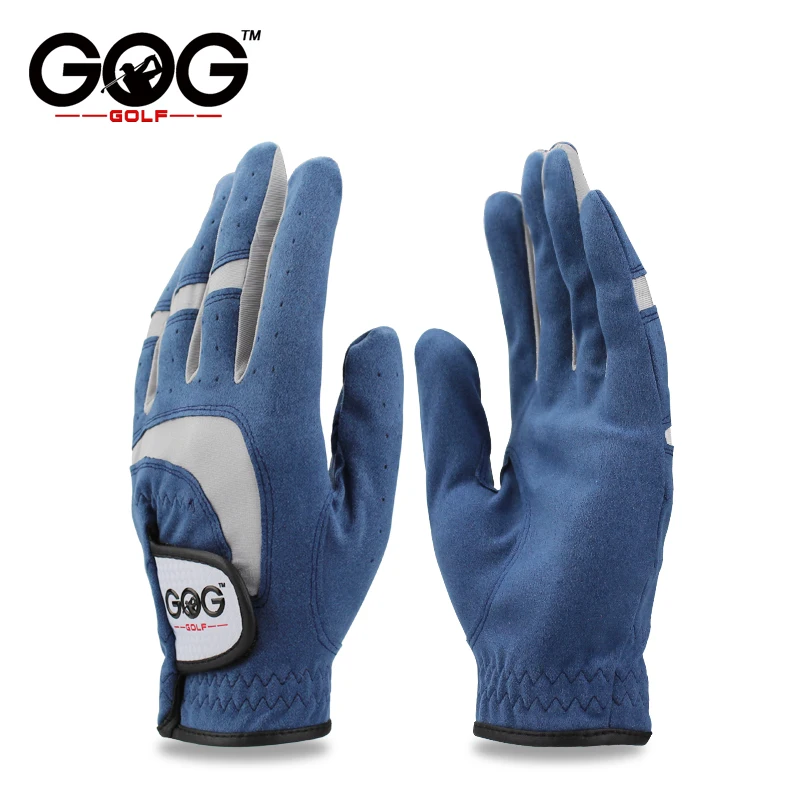 GOG 1pcs golf glove fabric blue glove left right hand for golfer breathable sports ads glove driver glove brand new