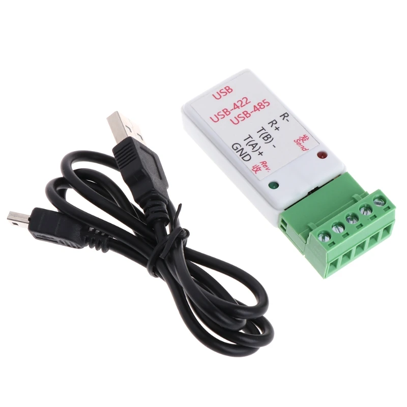 2 in 1 USB to RS422 & RS485 Converter Adapter with CH340T Support 64b Win7 Linux 4XFD