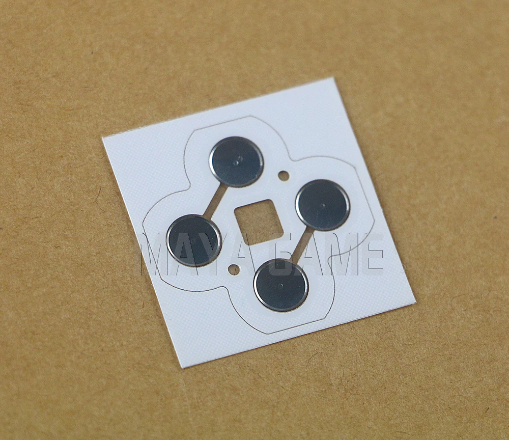 5pcs For NEW 3DS Controller D Pads D-Pad Metal Dome Snap PCB Board Conductive Film Electro Set ABXY Buttons 5pcs