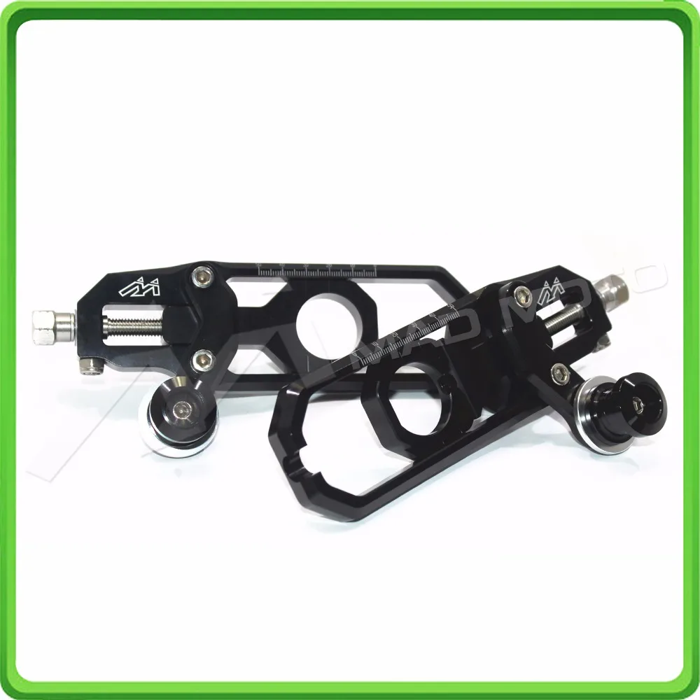 Motorcycle Chain Tensioner Adjuster with spool fit for Suzuki GSXR 600 GSX-R 750 2011 2012 2013 2014 2015 2016 Black