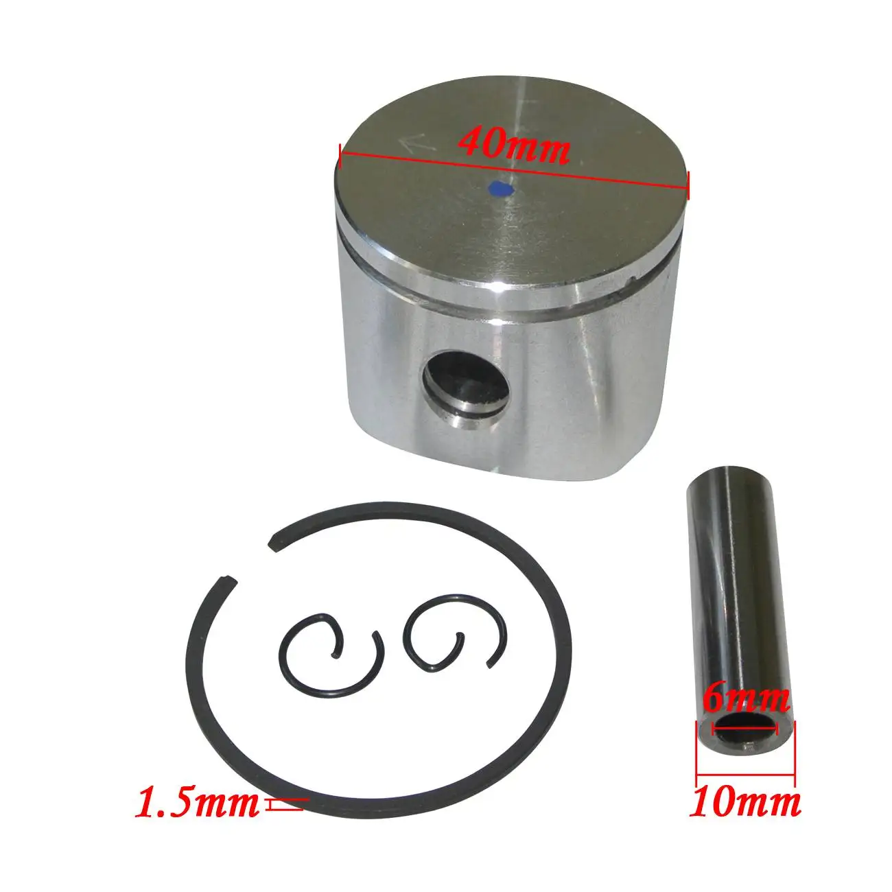 Kit cuscinetto pistone e anelli adatto per motoseghe HUSQVARNA 141 142