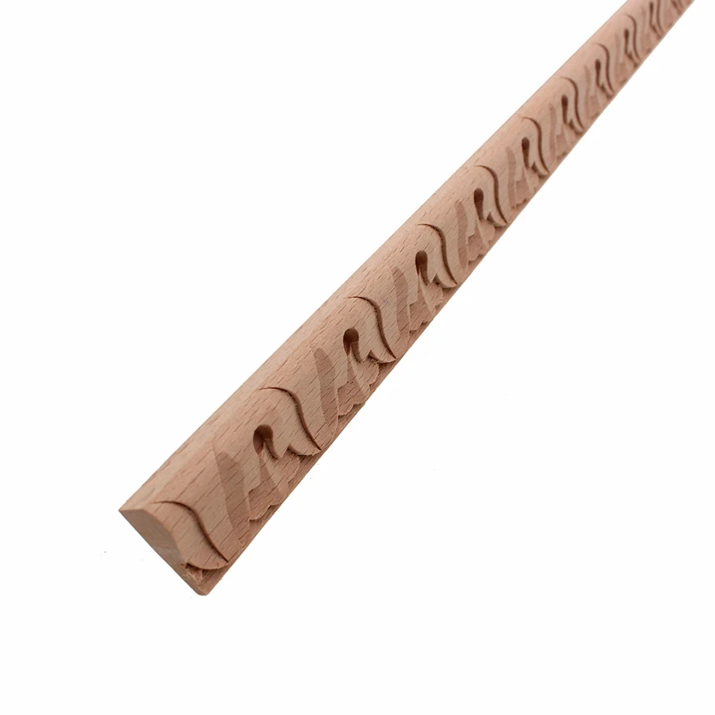 RUNBAZEF Practical Boutique Exquisite Classic Rubber Wood Carved Applique Retro Furniture Craft Vintage Home Decor Color