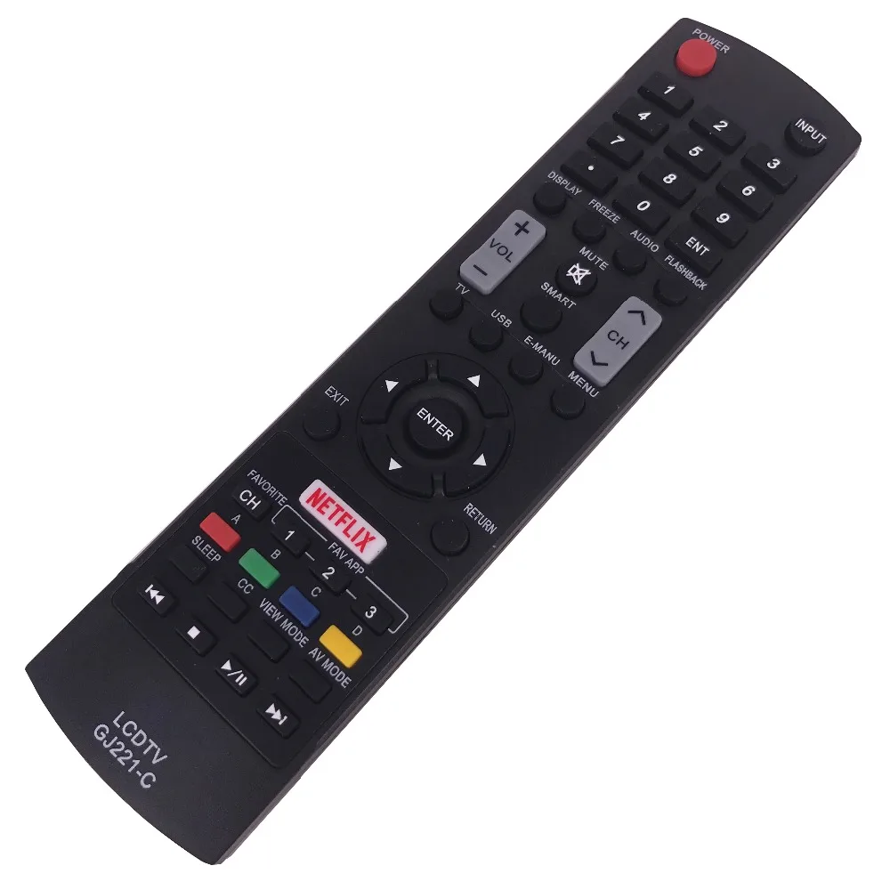 

NEW GJ221-C Replacement For SHARP LED TV Remote control LC43LE653U LC-43LE653U LC48LE653U LC-48LE653U LC32LE653U LC-32LE653U