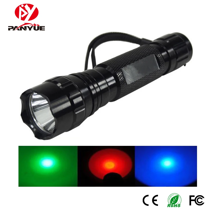 PANYUE Factory Direct Sales Zoomable Mini Flashlight T6 18650 Rechargeable LED flashlight Torch 501B Waterproof Flashlight Torch