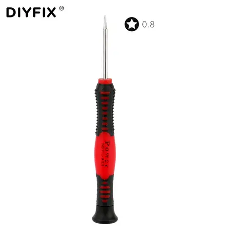 DIYFIX 0.8 펜탈로브 스크루 드라이버, 애플 아이폰 X 8 8 플러스 7 7 플러스 6s 6 6 플러스 5s 5c 5 SE 하단 스타 나사, 오픈 툴