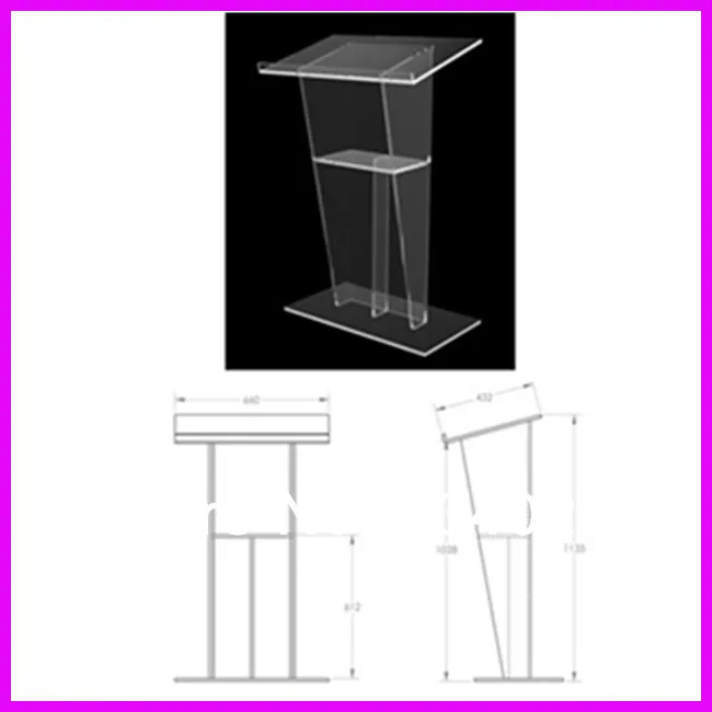 

Acrylic Podium plexiglass