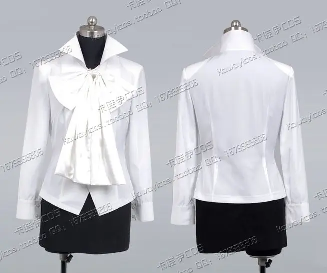 Pandora Hearts Alice Cosplay Costume Cloak + Shirt + Skirt + Bowknot