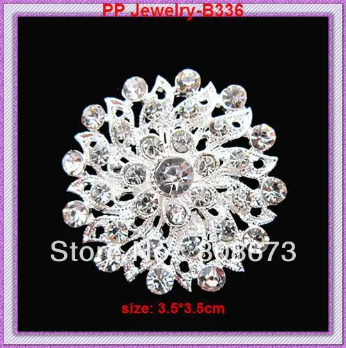 

Promotion!! (12pcs/lot) Silver Tone Sparkle Crystal Small Silver Brooch,Wedding Pins Brooch