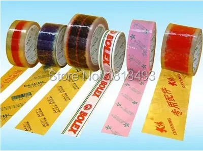 customize adhesive tape with logo/colorful adhesive ribbon/warning tape/carton sealing tape/gift box packing tape/ribbon print