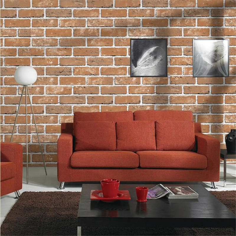 

wellyu papel de parede Chinese classical imitation brick wallpaper culture brick shop restaurant decoration works wallpaper обои