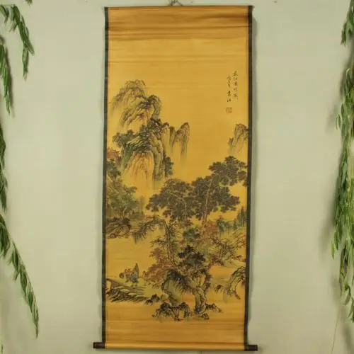 

Exquisite Chinese Antique collection Imitation ancient Landscape Picture