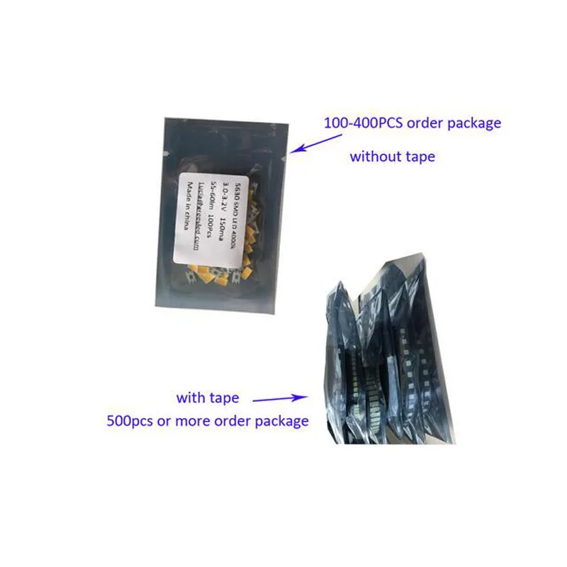 20PCS 100PCS Full White LED Chip SMD 5730 2.0-3.6V 150ma R G B Y3000K 4000K 5000K 6000K Fast Delivery Via Air Mail
