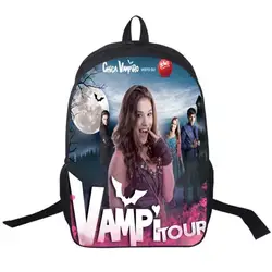 Tv 쇼 Chica Vampiro / Twilight Backpack For Teenagers 소녀 소년 학교 가방 남성 여성 데일리 백 뱀파이어 학교 배낭