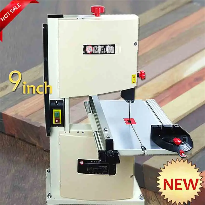 

New Multifunctional Woodworking Band-Sawing Machine Household Buddha Bead Cutting Machine 9-inch Band Saw Machine 220V/50HZ 350W