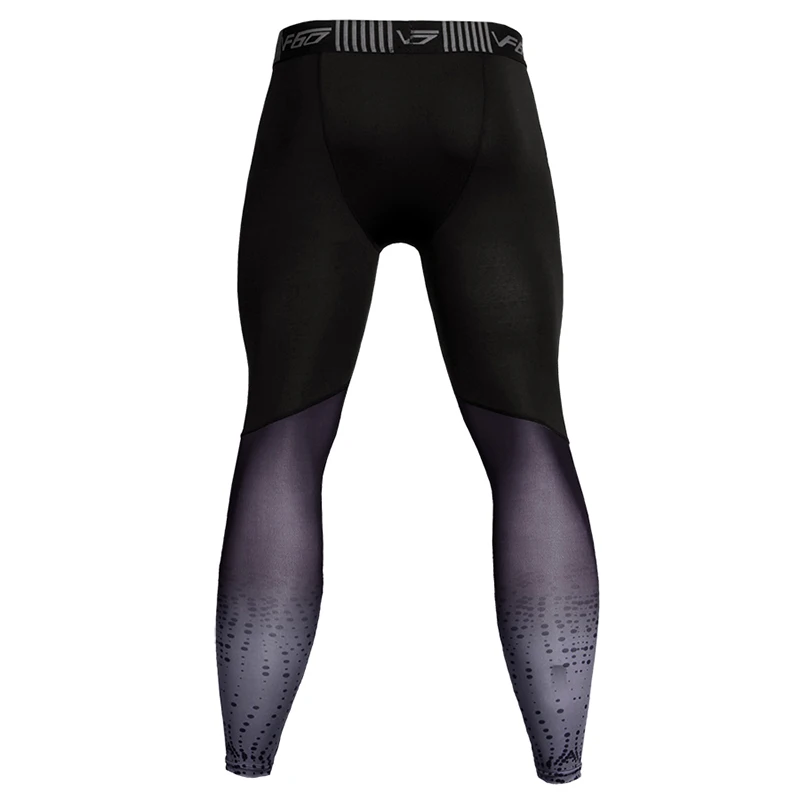 Fitness uomo Running collant stampa pantaloni da Jogging Leggings sportivi Pro Compression Sportswear pantaloni sportivi ad asciugatura rapida