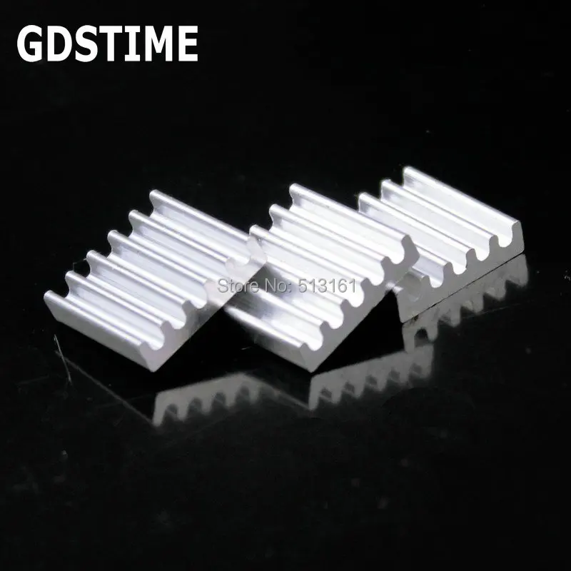 30 PCS Gdstime Aluminum Heatsink VGA Card RAM Memory Heat Sink Cooling Cooler 13x13x3mm