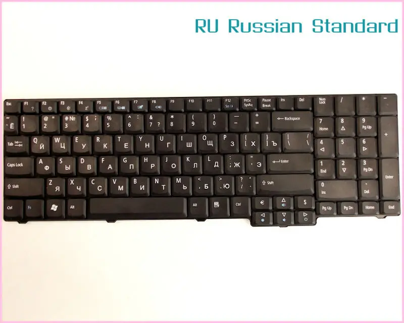 Laptop Keyboard For Acer eMachines E528 RU Russian Version