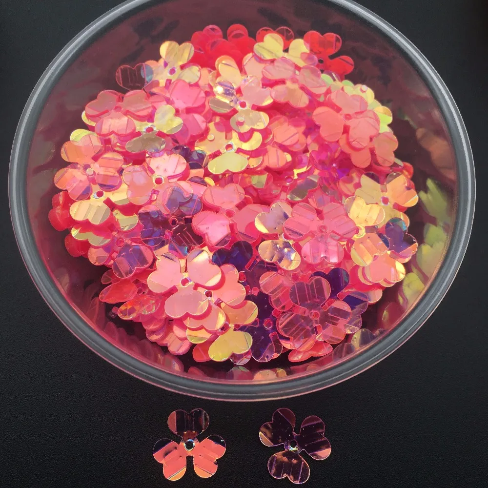 20g 700pcs 11mm Flower Loose Sequin Paillette Sewing,Wedding Craft,Women Shoes,hat Kids DIY Garment Accessories