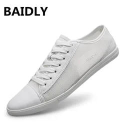 BAIDLY Summer Breathable Men Mesh Shoes Brand Men Casual Shoes Summer Designer Male Casual Shoes Fashion Men Flats