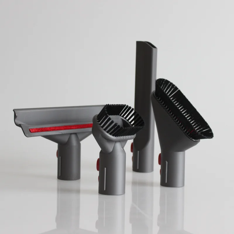 

4 шт./лот для Dyson V7 V8 V10 полипропиленовая щетина длинная мягкая насадка для щетки сопло шланг держатель для хранения аксессуары для пылесоса