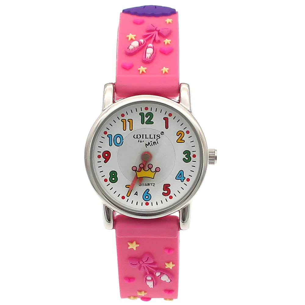 Estate nuovo marchio bambini studenti moda orologi al quarzo bambini morbido impermeabile sport ragazza vestito orologi da polso ragazze orologio