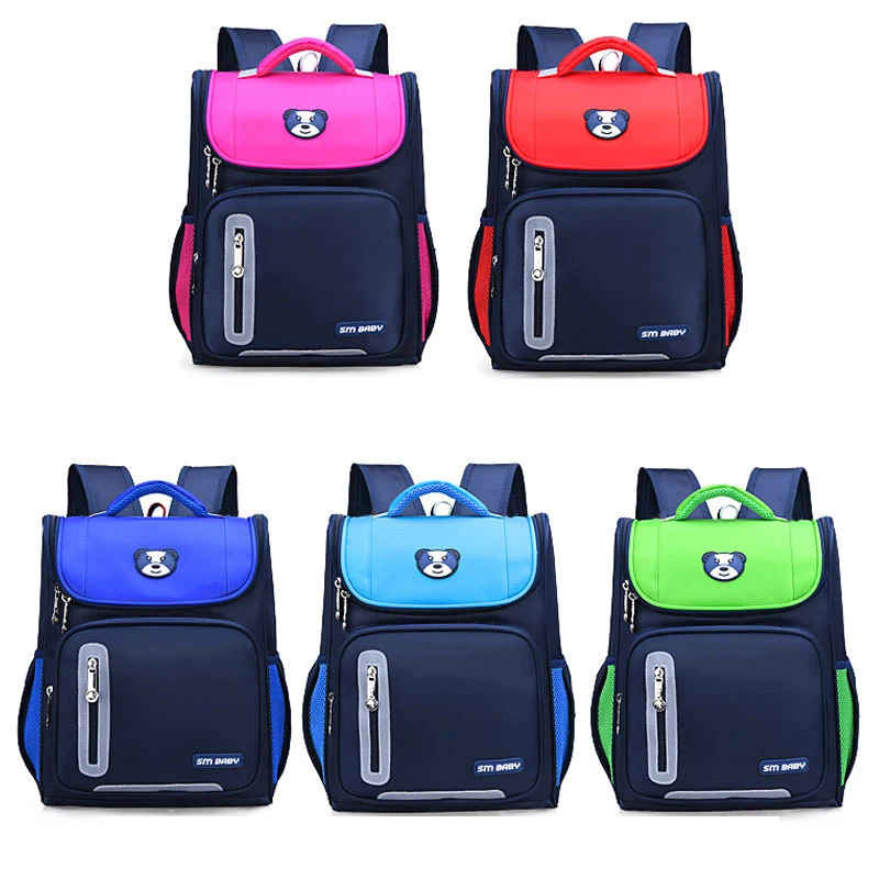 Children School Bags For Boys and Girls Backpacks School 3D Nylon Primary School Students Backpack Grade 1-4 Class Kids Knapsack