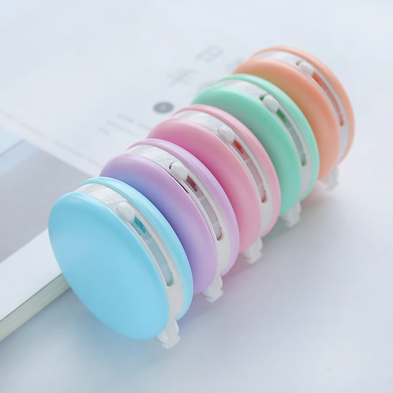 South Korea creative macarons modelling correction tapes students lovely pure color correction tapes 5mm*8M School Office Supply