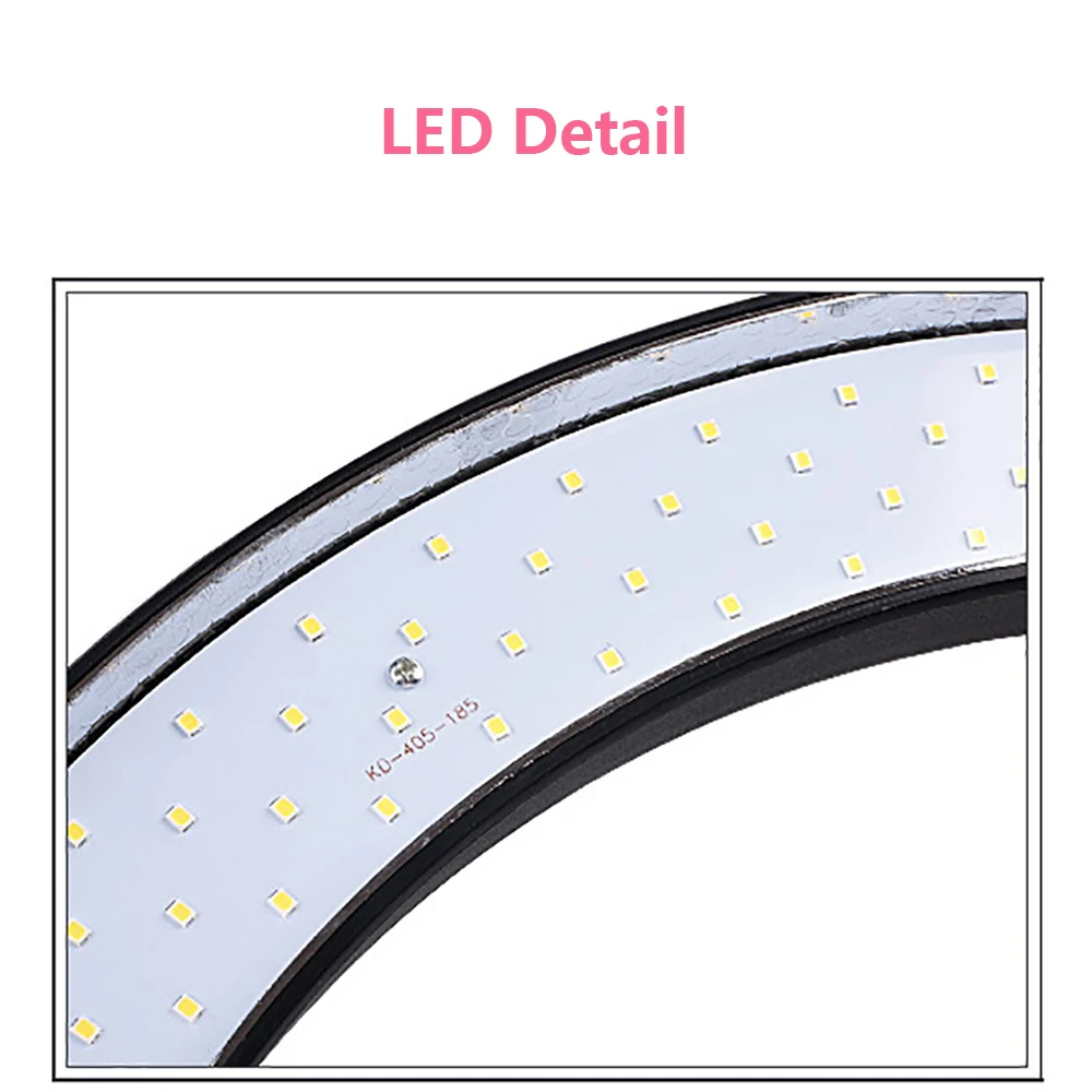 Anel de luz led 60 w 240 stks 100 v-240 v, smd, iluminação para vídeo, luzes, fotografia