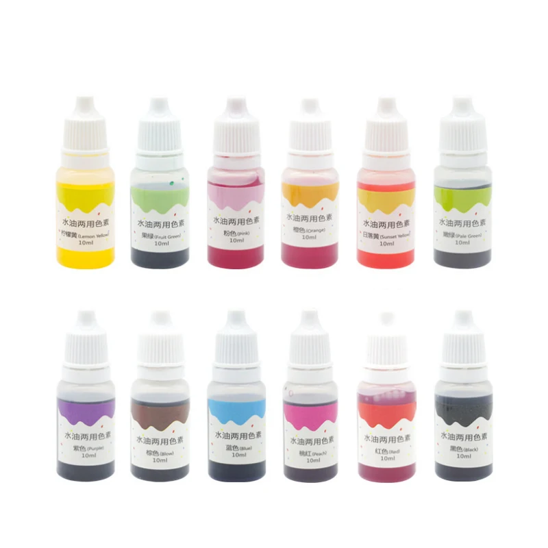 Hot 10ml Handmade Soap Dye Pigments Safe and Non-toxic Base Color Liquid Pigment DIY Manual Soap Colorant Tool Kit Best Price