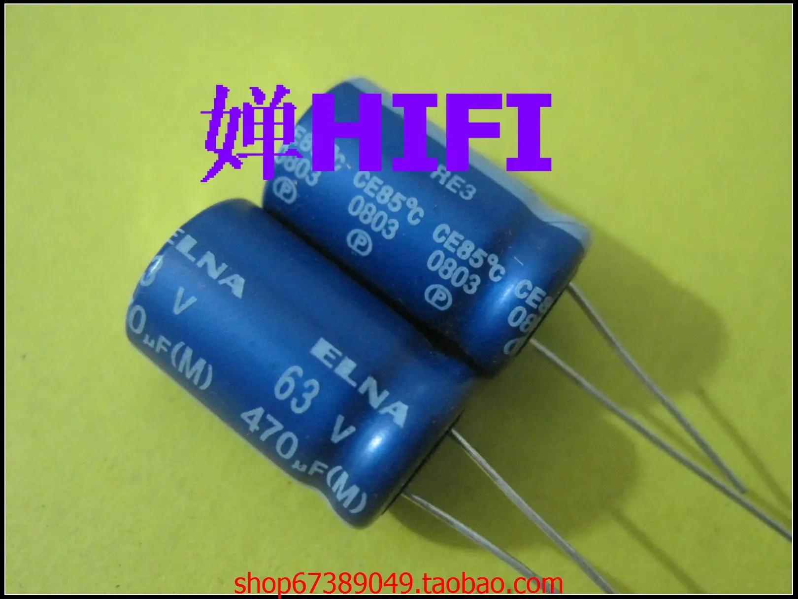 

2020 hot sale 20PCS/50PCS Imported ELNA original RE3 blue robe audio electrolytic capacitor 63v470uf 12.5x20mm free shipping