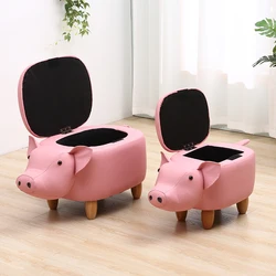 Creative Pig Shoes Storage Bench Home Change Shoes Bench Test Shoes Storage Stool