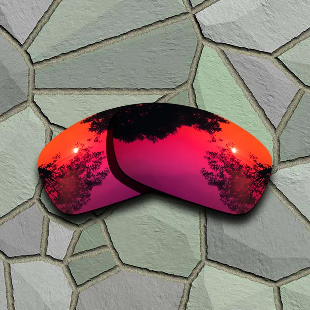 Violet Red Anti-Scratch Polarized Replacement Lenses for Oakley Hijinx