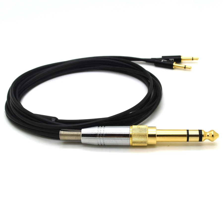 Upgraded Headphone Cable for HD477 HD497 HD212 pro EH250 EH350 Headset for Audioquest Nightow 6.35 / 3.5mm to 2.5mm