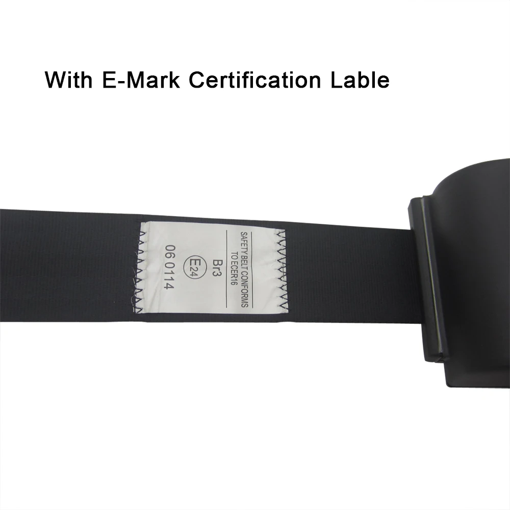 Universal Retractable 2 Point Seat Belt Lap Auto Car Safety Seatbelt Set Kit For Cars Truck Bus Cars Fit With Steel Buckle