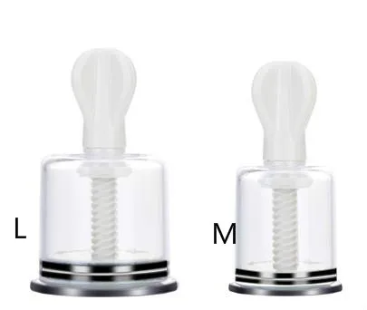 2pcs Chinese Medical Vacuum Cupping Twist Suction Device Body Massage relax Breast Nipple Pump breast stimulator Enlarge Cupping