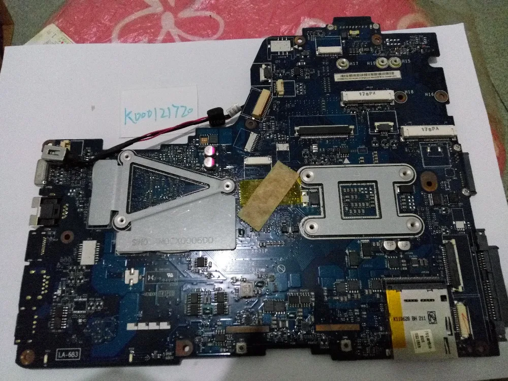 ك 000121720   لوحة توصيل اللفة للاختبار الكامل LA-6831P A660 A665 تتصل باللوحة الأم