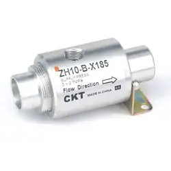 ZH10-B-X185 1/8” BSPT 13mm Diameter Flow Passage Vacuum Air Press Conveyor Aluminum Alloy VAC Ejector