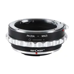 K&F Concept PK/DA-M4/3 Aadpter for Pentax DA mount lens to MFT Olympus Panasonnic G1/G2/GF1 M43 E-P1/E-P2 Camera Lens Adapter