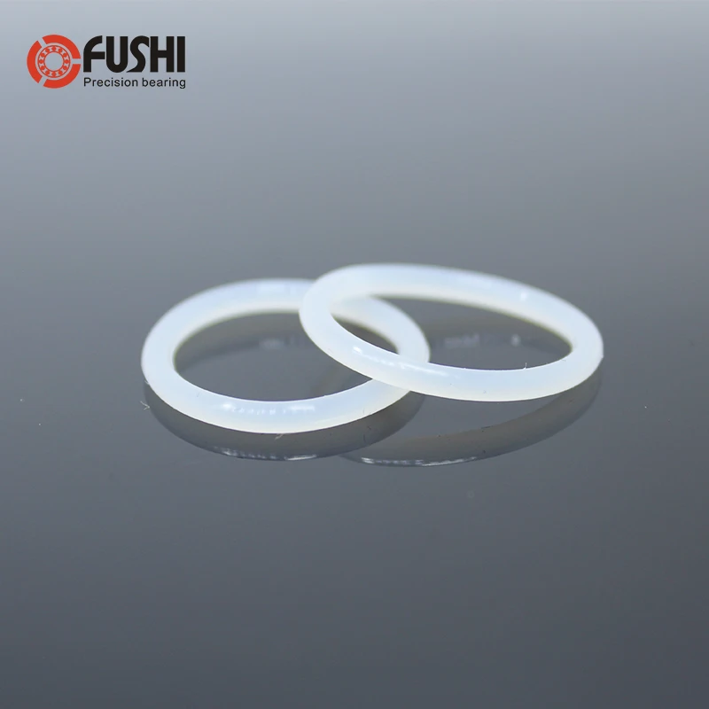 CS2mm Silicone O RING OD 14/15/16/17/18/19/20/21/22/23*2 mm 100PCS O-Ring VMQ Gasket seal Thickness 2mm ORing White Red Rubber