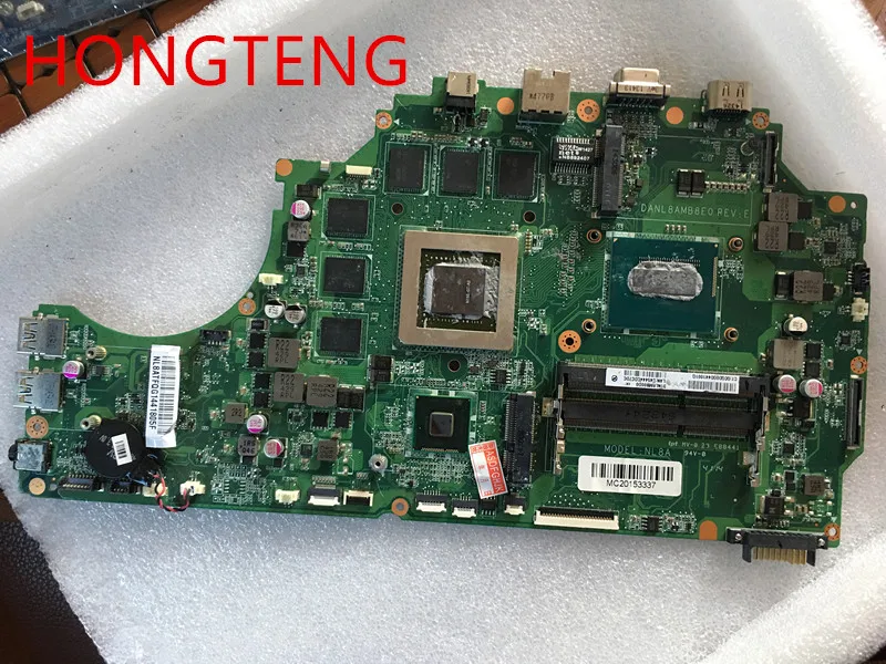 Original For Haier Raytheon 911M-M5T X5ta 911 LAPTOP MOTHERBOARD WITH I7-4710HQ AND GTX870M  DANL8AMB8E0  Test OK