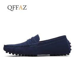 mens shoes fashion men loafers spring autumn moccasins men genuine leather walking shoes men's flats shoes Zapatos Hombre